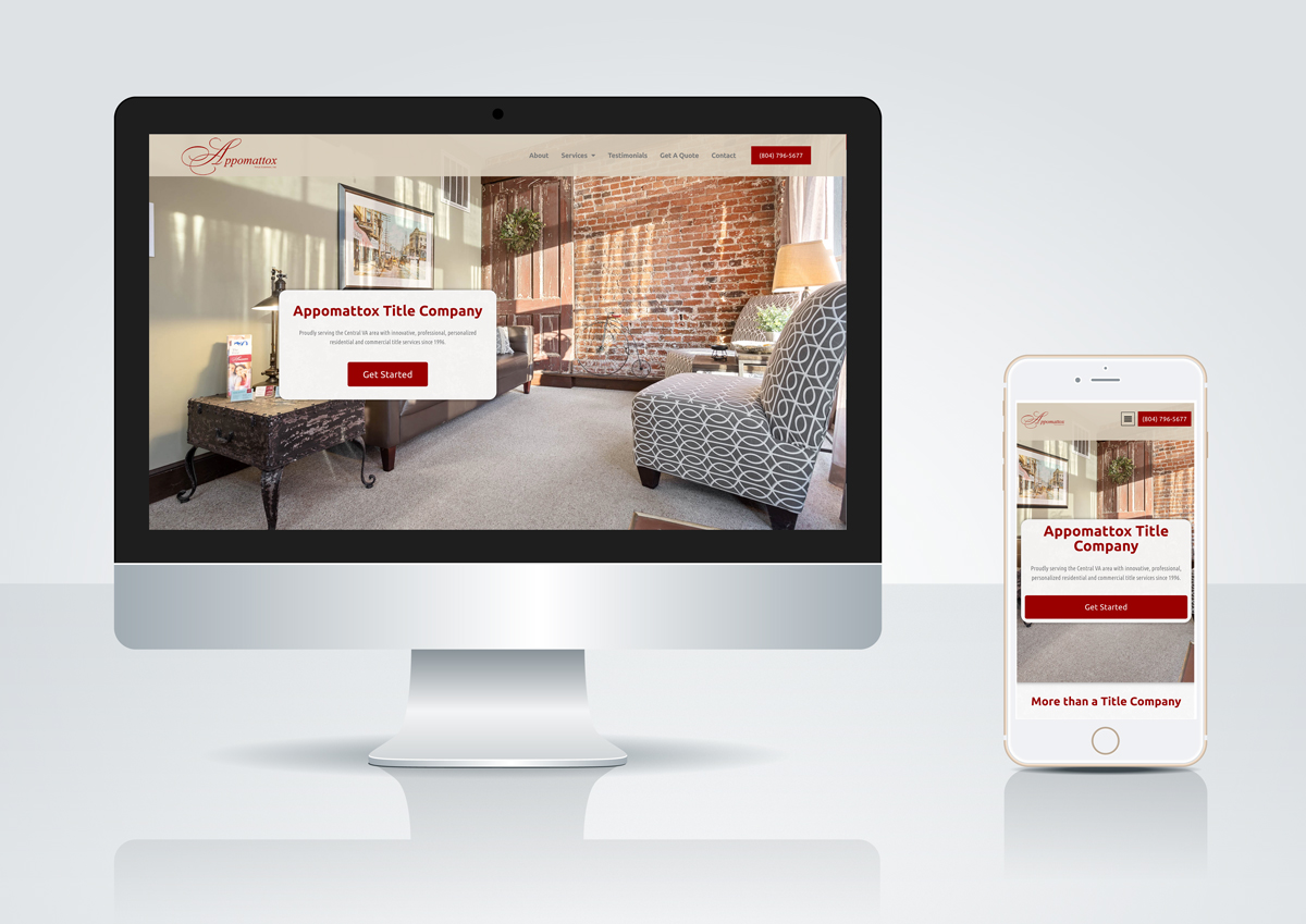 Showcasing Impressive Website Creation for Our Valued Client, Appomattox Title